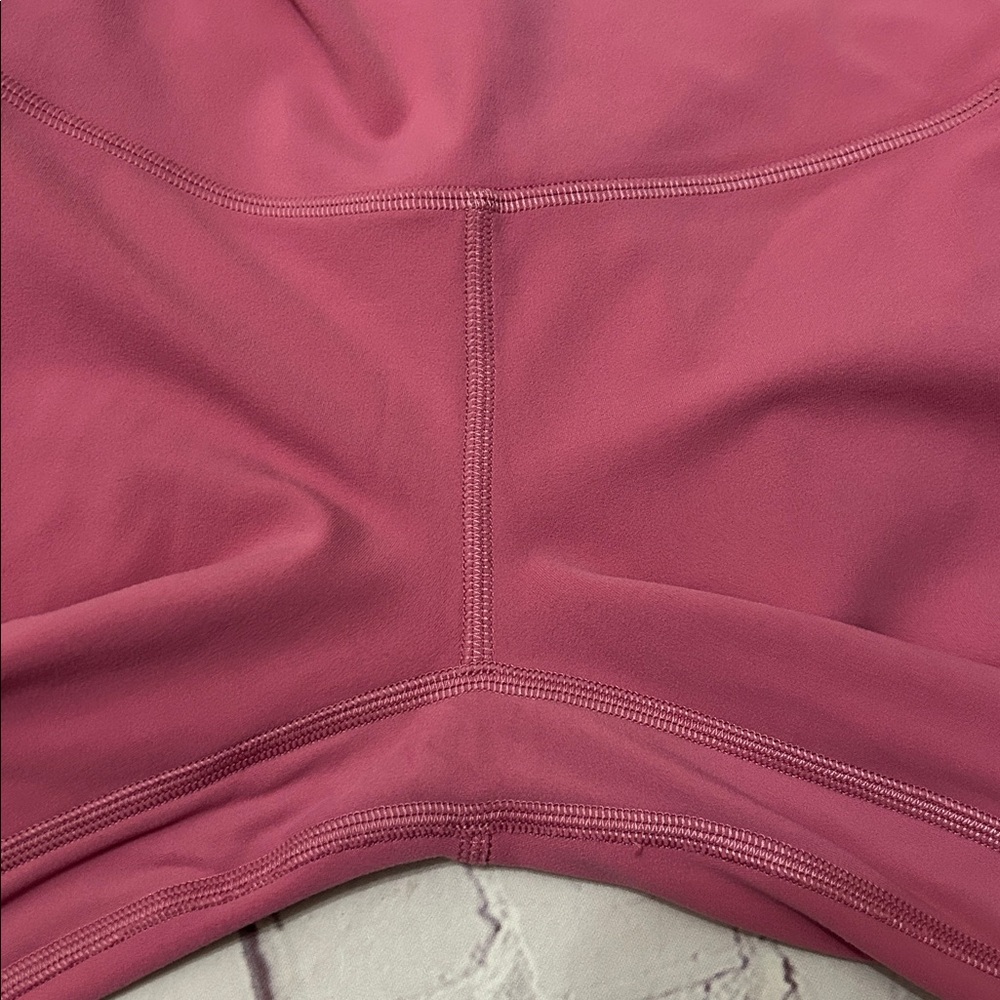 Lululemon Align Leggings 21” Double Lined Size 2 XS Pink Blossom Yoga Crop - Picture 8 of 8